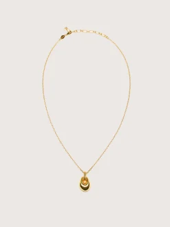 ANNI LU Golden Pebble Halsketting
