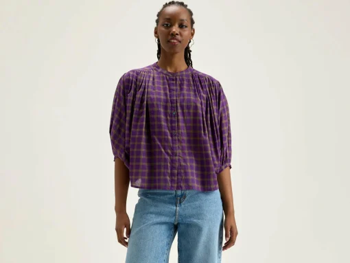 Ink Cropped Blouse