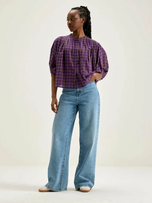 Ink Cropped Blouse