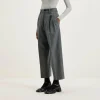 NICHOLSON & NICHOLSON Port Rechte Broek Van Wol