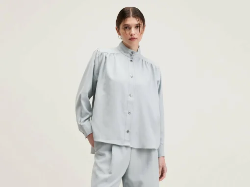 Peachy Knoopsluiting Blouse