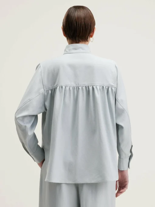 Peachy Knoopsluiting Blouse