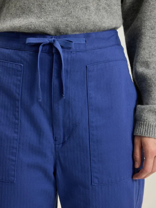 SARAHWEAR Herringbone Tapered Broek